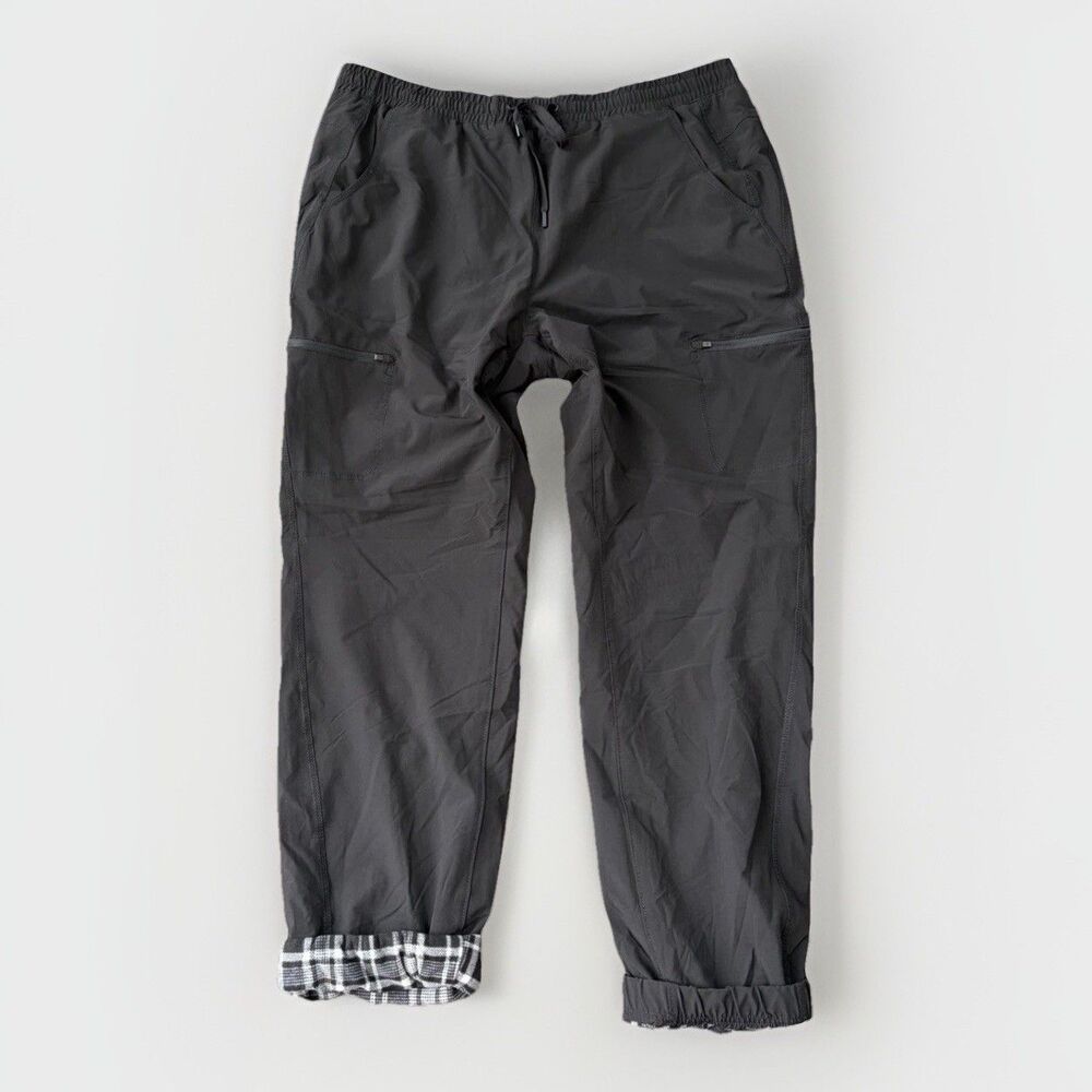 Eddie Bauer Women’s Fleece Lined Pants Size 16 Black NWT Outdoor